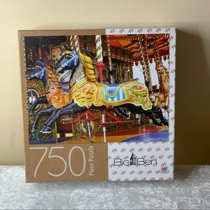 Big Ben/ Milton Bradley 750 piece puzzle: Carousel Horse